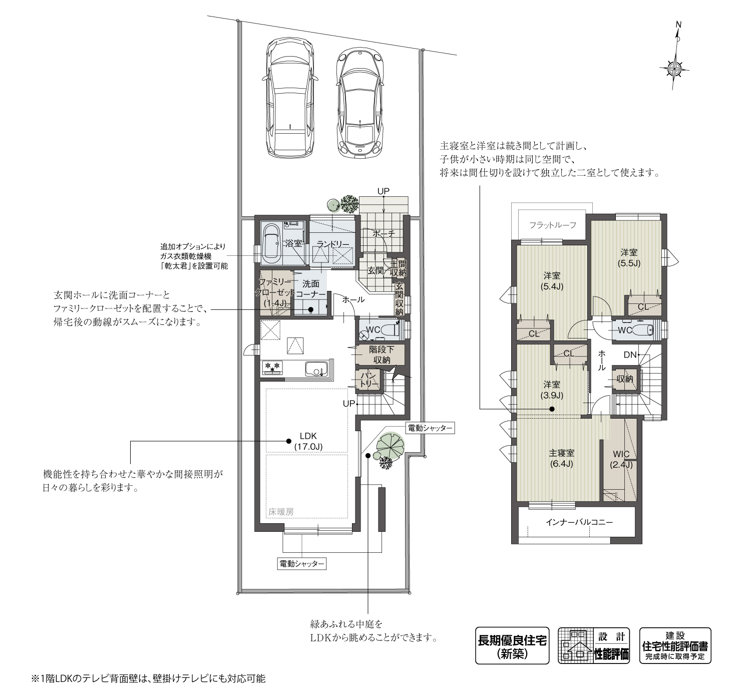 5_間取図_plan1_北区志賀町