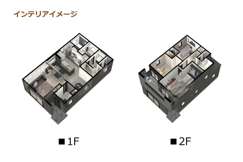 5_間取図_plan3_緑区砂田Ⅱ_インテリアイメージのみ