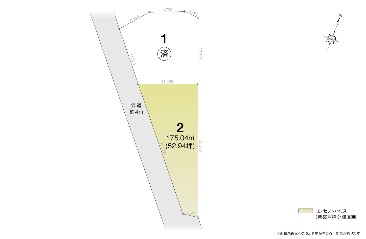 4_区画図_豊田市長興寺